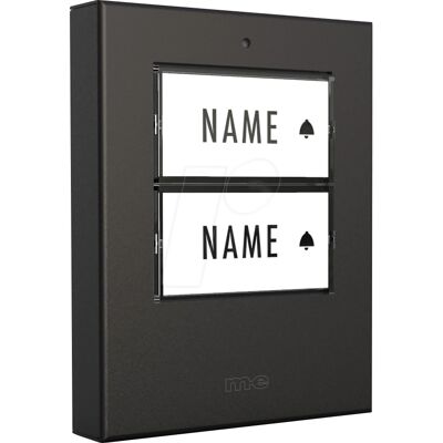 M-E Modern Electronics ME BELL-502 TXEA - Sonnette sans fil - Acier inoxydable M-E Modern Electronics ME BELL-502 TXEA - Sonnette sans fil - Acier inoxydable