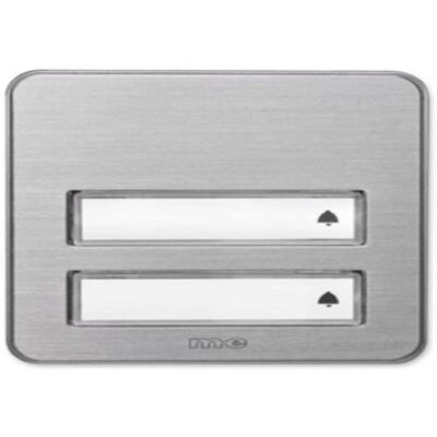 modern-electronics KTA-2 a/s Doorbell - Weatherproof, Wireless, Silver modern-electronics KTA-2 a/s Doorbell - Weatherproof, Wireless, Silver