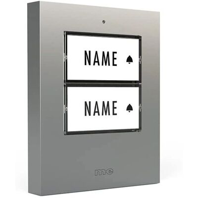 Modern-Electronics 41422 Timbre iluminado con placa de nombre - Botón de timbre Modern-Electronics 41422 Timbre iluminado con placa de nombre - Botón de timbre