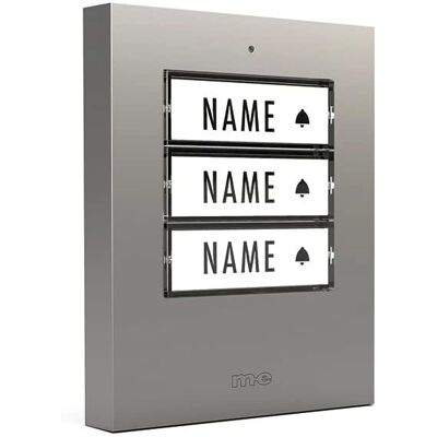 m-e modern-electronics 41426 Timbre iluminado LED - Botón de timbre m-e modern-electronics 41426 Timbre iluminado LED - Botón de timbre
