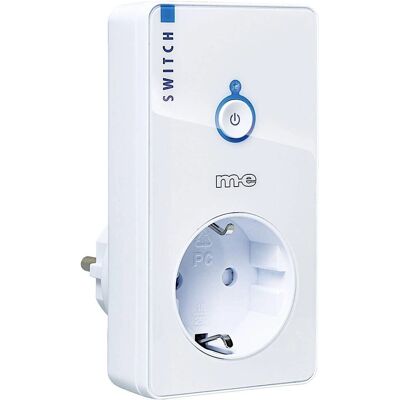 m-e modern-electronics CR-S2000 W - Kabelloses Wandsteckdosenschalter m-e modern-electronics CR-S2000 W - Kabelloses Wandsteckdosenschalter
