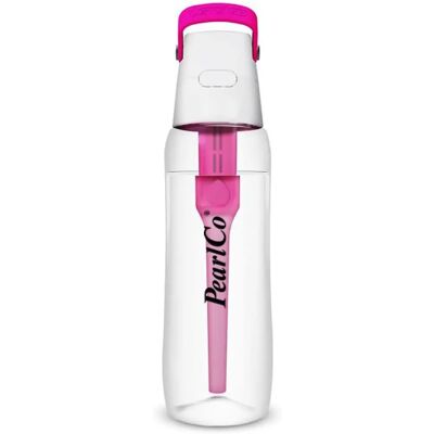 PearlCo Pink Solid 0,7L Flasche mit Filter - Wasserfilterflasche PearlCo Pink Solid 0,7L Flasche mit Filter - Wasserfilterflasche