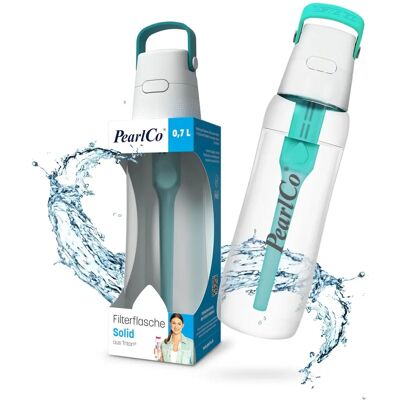 PearlCo Trinkflasche SOLID mit Filter 0,7l Starterpack mint - Flasche PearlCo Trinkflasche SOLID mit Filter 0,7l Starterpack mint - Flasche