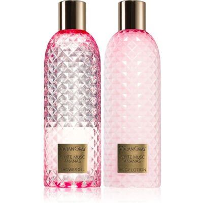 Vivian Gray Gemstone White Musc & Ananas - Set for Women - 2x300ml Vivian Gray Gemstone White Musc & Ananas - Set for Women - 2x300ml