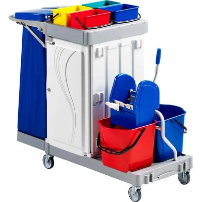 kaiserkraft POLY III Reinigungswagen - Ergonomisch, umweltfreundlich, leicht kaiserkraft POLY III Reinigungswagen - Ergonomisch, umweltfreundlich, leicht