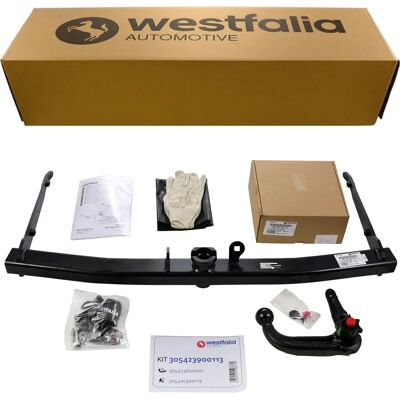 Westfalia 305423900113 Remorcă pentru Audi Q3 - Detasabil, 2500kg Westfalia 305423900113 Remorcă pentru Audi Q3 - Detasabil, 2500kg
