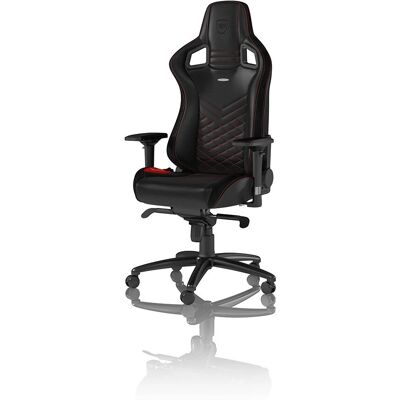 Cadeira de Gaming noblechairs EPIC - Preto/Vermelho - Ergonômica, Respirável, Ajustável, Apoios 4D Cadeira de Gaming noblechairs EPIC - Preto/Vermelho - Ergonômica, Respirável, Ajustável, Apoios 4D