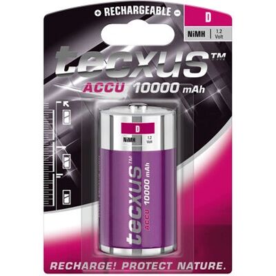 Tecxus Mono D 10000mAh wiederaufladbare NiMH Batterie Tecxus Mono D 10000mAh wiederaufladbare NiMH Batterie