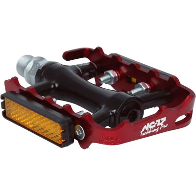 NC-17 Trekking Pro Aluminium sykkelpedal - Høy kvalitet, refleks, 251g NC-17 Trekking Pro Aluminium sykkelpedal - Høy kvalitet, refleks, 251g