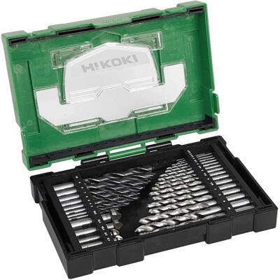 Hikoki 29-tlg. Bohrer & Senker-Set - Metall, Holz, Entgratsenker Hikoki 29-tlg. Bohrer & Senker-Set - Metall, Holz, Entgratsenker