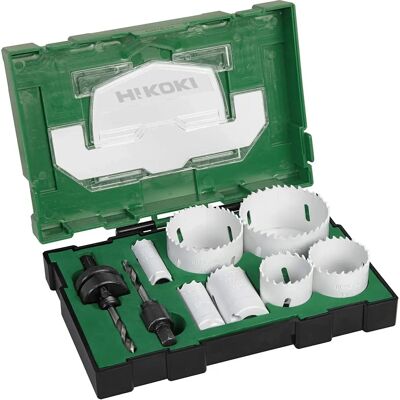 HiKOKI 11-teiliges Bi-Metall-Lochsäge-Set - für Metall & Holz HiKOKI 11-teiliges Bi-Metall-Lochsäge-Set - für Metall & Holz