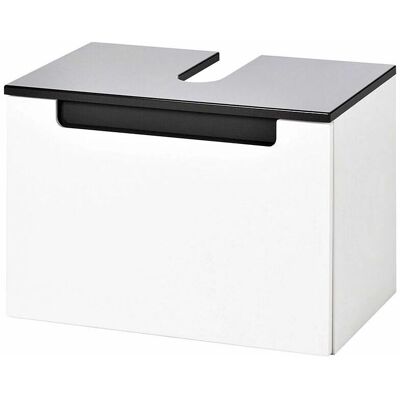 Held Möbel Siena Wandspiegelschrank - Weiß, 60x40x35cm, Soft-close, MDF Held Möbel Siena Wandspiegelschrank - Weiß, 60x40x35cm, Soft-close, MDF