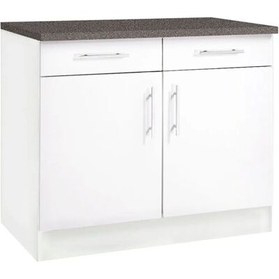 Held Möbel Toledo Küchenunterschrank - Weiß, 100x60x85 cm Held Möbel Toledo Küchenunterschrank - Weiß, 100x60x85 cm