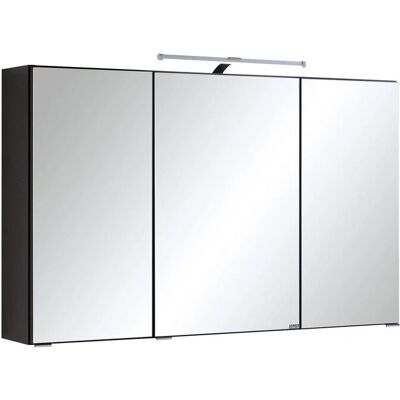 Held Möbel Florida Spiegelschrank - 3 Türen, LED, 100cm Breit Held Möbel Florida Spiegelschrank - 3 Türen, LED, 100cm Breit