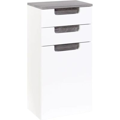 Held Möbel Siena Badezimmerschrank - 40x79x27 cm - Weiß Held Möbel Siena Badezimmerschrank - 40x79x27 cm - Weiß