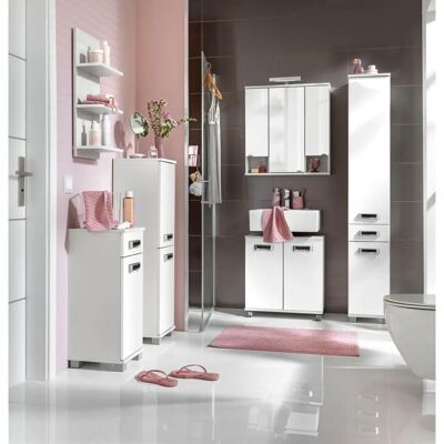 WELLTIME Cardiff Weiß Badspiegelschrank - Badspiegelschrank WELLTIME Cardiff Weiß Badspiegelschrank - Badspiegelschrank