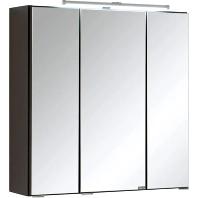 WELLTIME Cardiff Spiegelschrank - 3 Türen, LED, 60x20x64 cm WELLTIME Cardiff Spiegelschrank - 3 Türen, LED, 60x20x64 cm
