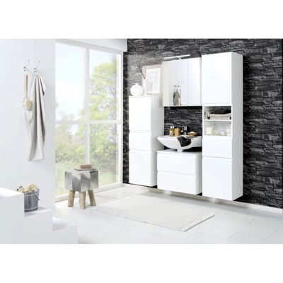 Held Cardiff Hochglanz Waschbeckenunterschrank - Badezimmerunterschrank Held Cardiff Hochglanz Waschbeckenunterschrank - Badezimmerunterschrank