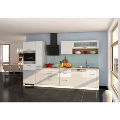 Held Möbel Küchenzeile - 330 cm Modern mit E-Geräten Held Möbel Küchenzeile - 330 cm Modern mit E-Geräten