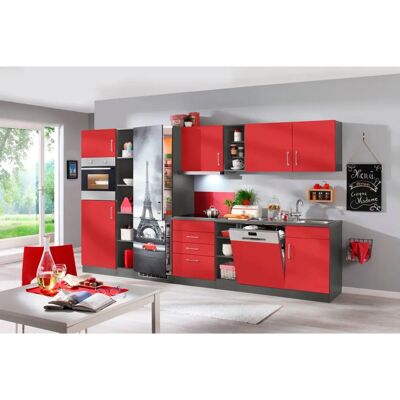 HELD MÖBEL Paris - 60x200x60 Küchen Schrank - grau (rot, graphit) HELD MÖBEL Paris - 60x200x60 Küchen Schrank - grau (rot, graphit)
