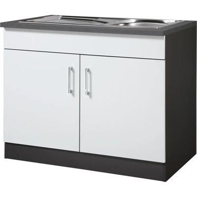 Kochstation Paris - Küchenschrank - 100x60x85 cm - 2 Türen Kochstation Paris - Küchenschrank - 100x60x85 cm - 2 Türen