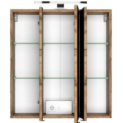 Held Möbel GENUA 60 - Wotan Eiche - Spiegelschrank Held Möbel GENUA 60 - Wotan Eiche - Spiegelschrank