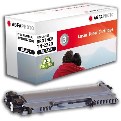 AgfaPhoto APTBTN2220E Toner Schwarz - Druckerpatron AgfaPhoto APTBTN2220E Toner Schwarz - Druckerpatron
