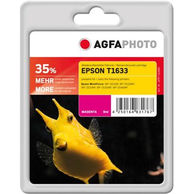 Cartouche d'encre Magenta AgfaPhoto APET163MD - Cartouche d'encre Cartouche d'encre Magenta AgfaPhoto APET163MD - Cartouche d'encre