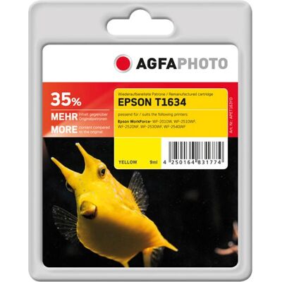 Cartouche d'encre jaune AgfaPhoto APET163YD - Accessoire imprimante Cartouche d'encre jaune AgfaPhoto APET163YD - Accessoire imprimante