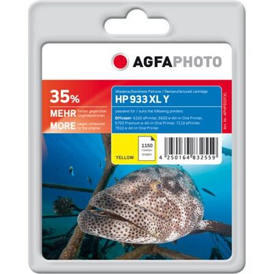 AgfaPhoto - Cartouche d'encre jaune pour HP 933XL - Cartouche d'encre AgfaPhoto - Cartouche d'encre jaune pour HP 933XL - Cartouche d'encre