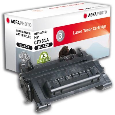Cartouche de toner AgfaPhoto APTHP281AE - Noir - MFP M630 - Publicité Cartouche de toner AgfaPhoto APTHP281AE - Noir - MFP M630 - Publicité