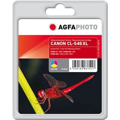 AgfaPhoto APCCL546CXL Tintenpatrone - Cyan, Magenta, Gelb - 300 Seiten AgfaPhoto APCCL546CXL Tintenpatrone - Cyan, Magenta, Gelb - 300 Seiten