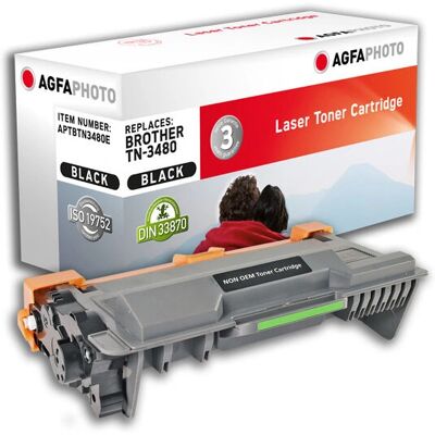 AgfaPhoto APTBTN3480E - Cartouche de toner - Noir - Compatible avec Brother - Publicité AgfaPhoto APTBTN3480E - Cartouche de toner - Noir - Compatible avec Brother - Publicité