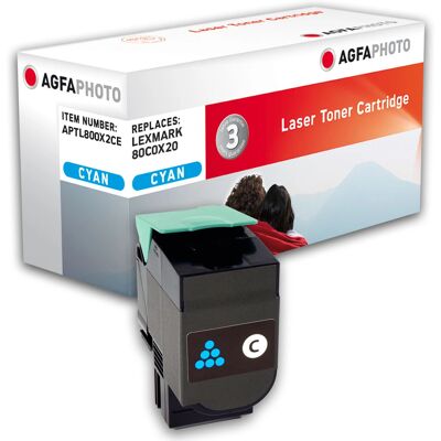 AgfaPhoto APTL800X2CE Cyan Tonerpatrone - Druckerzubehör AgfaPhoto APTL800X2CE Cyan Tonerpatrone - Druckerzubehör