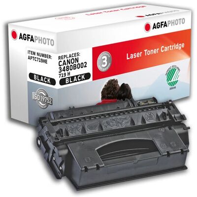 AgfaPhoto APTC719HE Toner - Schwarz - Kompatibel mit Canon i-SENSYS AgfaPhoto APTC719HE Toner - Schwarz - Kompatibel mit Canon i-SENSYS