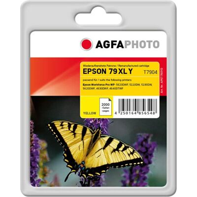 Cartouche d'encre jaune AgfaPhoto APET790YD - 2000 pages Cartouche d'encre jaune AgfaPhoto APET790YD - 2000 pages
