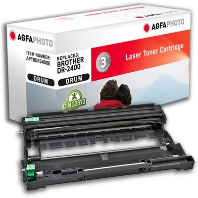 Tambour d'imprimante AgfaPhoto APTBDR2400E - 12 000 pages, compatible Brother - Publicité Tambour d'imprimante AgfaPhoto APTBDR2400E - 12 000 pages, compatible Brother - Publicité