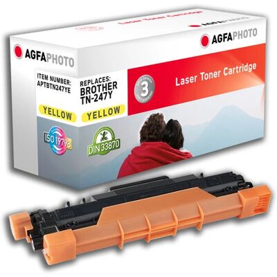 AgfaPhoto APTBTN247YE Cartouche de toner Jaune - Toner AgfaPhoto APTBTN247YE Cartouche de toner Jaune - Toner