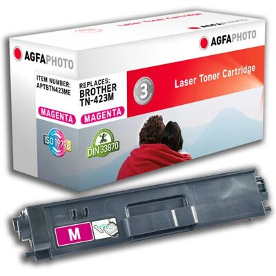 Cartouche de toner AgfaPhoto APTBTN423ME - Magenta - 4000 pages Cartouche de toner AgfaPhoto APTBTN423ME - Magenta - 4000 pages