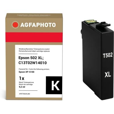 Agfa Photo - APET502XLBD - Black - XL - Tintenpatrone Agfa Photo - APET502XLBD - Black - XL - Tintenpatrone