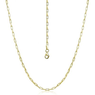Firetti 45 Sterlingsilber Kette - Elegante vergoldete Halskette Firetti 45 Sterlingsilber Kette - Elegante vergoldete Halskette