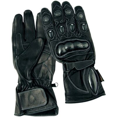 Guantes de motocicleta ROLEFF Racewear XXL - Negro, Impermeables, Resistente al viento Guantes de motocicleta ROLEFF Racewear XXL - Negro, Impermeables, Resistente al viento
