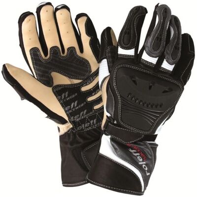ROLEFF RO 86 - Guantes de cuero resistentes al viento - Guantes de moto ROLEFF RO 86 - Guantes de cuero resistentes al viento - Guantes de moto