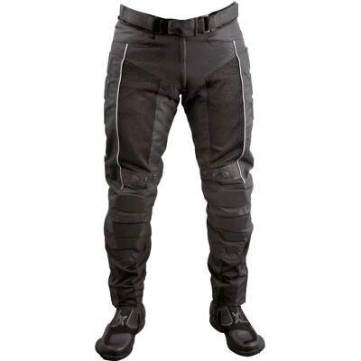 Pantalon de moto Roleff Racewear Mesh - Noir, Taille M - Publicité Pantalon de moto Roleff Racewear Mesh - Noir, Taille M - Publicité