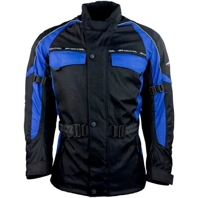 Veste moto Roleff Reno - Bleu & Noir, S - Publicité Veste moto Roleff Reno - Bleu & Noir, S - Publicité