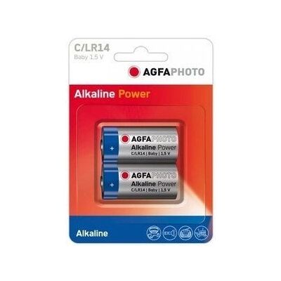 Alkalická baterie AgfaPhoto LR14 - 2 kusy Alkalická baterie AgfaPhoto LR14 - 2 kusy