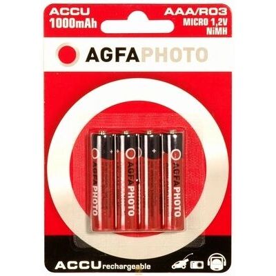 AgfaPhoto HR03 900mAh Wiederaufladbare Batterie - Akku AgfaPhoto HR03 900mAh Wiederaufladbare Batterie - Akku