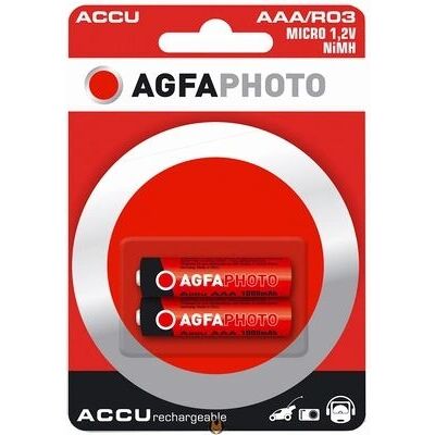 AgfaPhoto NiMh Micro 1000 mAh wiederaufladbare Batterie - Wiederaufladbare Batterie AgfaPhoto NiMh Micro 1000 mAh wiederaufladbare Batterie - Wiederaufladbare Batterie
