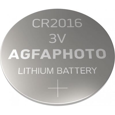 Batería de litio AgfaPhoto CR2016 - Pack de 5 Batería de litio AgfaPhoto CR2016 - Pack de 5