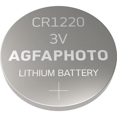 Batería de litio AgfaPhoto CR1220 - Pack de 5 Batería de litio AgfaPhoto CR1220 - Pack de 5